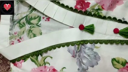 Over lap neck design /V neck / v gala bnany ka treka