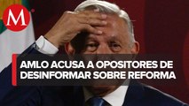 Reforma electoral no desaparece al INE; opositores son chuecos y mentirosos: AMLO