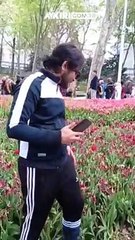 Gülhane’de kadınların fotoğrafını çeken kaçak göçmene tepki: Sil şunları