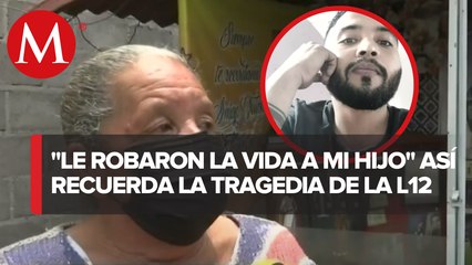 A un año de la tragedia: Madre de víctima del desplome de la línea 12 aún no supera pérdida