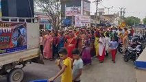 परशुराम जयंती पर जगह-जगह पर निकली शोभायात्रा