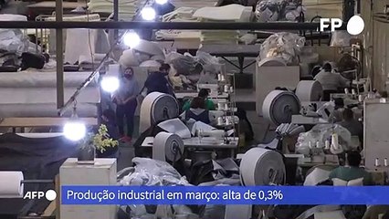 Produção industrial no Brasil teve alta