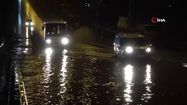 Yozgat'ta sağanak yağış nedeniyle ulaşımda aksamalar yaşandı