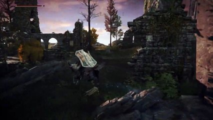 Elden Ring - Liurnia: Hit Kingsrealm Ruins Invisible Wall to Unveil Road to The Manor Site of Grace Gameplay PS5