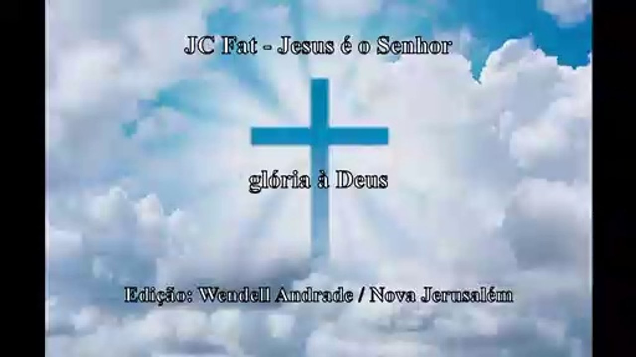 Rap Gospel - JC Fat  - Jesus é o Senhor (Letra)