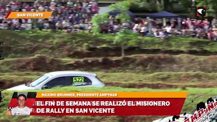 El fin de semana se realizó el misionero de Rally en San Vicente