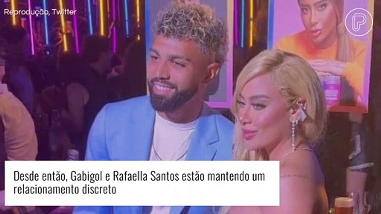 Gabigol e Rafaella Santos surgem juntos em clique raro durante o Carnaval. Veja!