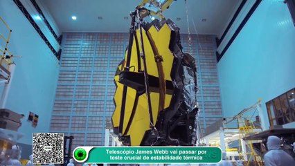 Telescópio James Webb vai passar por teste crucial de estabilidade térmica