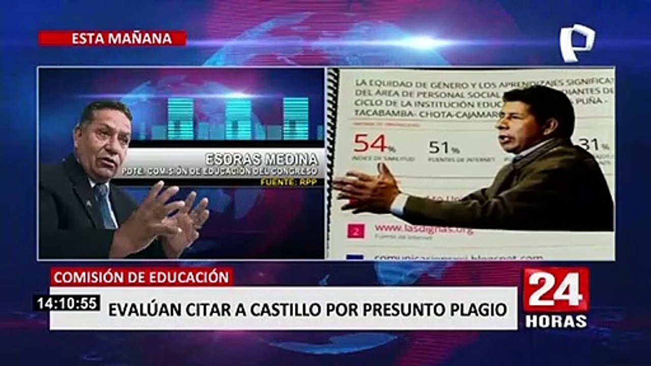 Esdras Medina sobre tesis de Castillo: "Enviamos  un oficio a la UCV para que presente un informe"