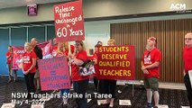 Teachers strike at Taree - Manning River Times - 4 May 2022