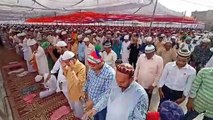 भरतपुर में ईद की नमाज पर उमड़ी भीड़