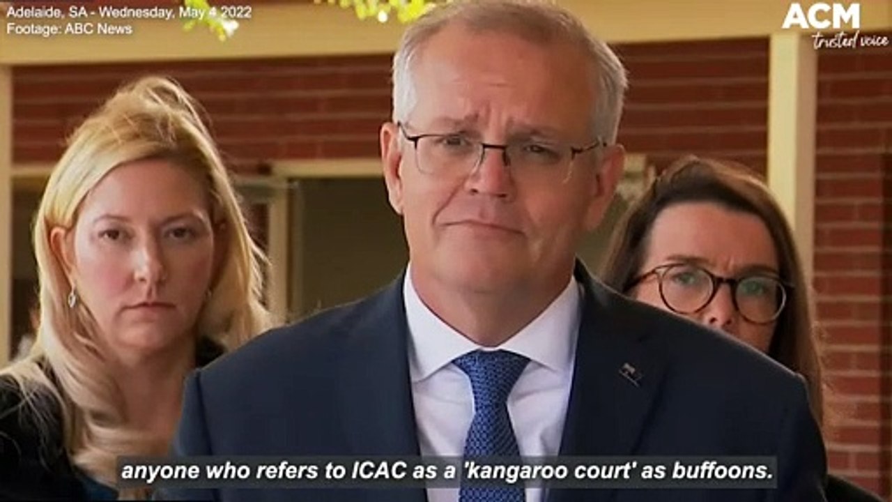 Scott Morrison responds to comment that he is a "buffoon" by NSW ICAC Commissioner Stephen Rushton | May 4 2022 | Canberra Times
