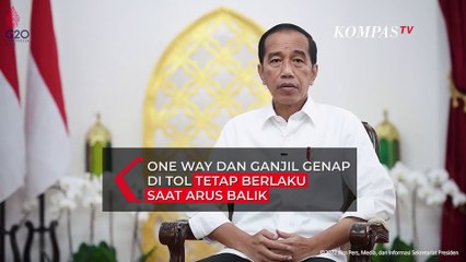 Скачать видео: Jokowi: One Way hingga Ganjil Genap di Tol Tetap Diberlakukan saat Arus Balik Lebaran