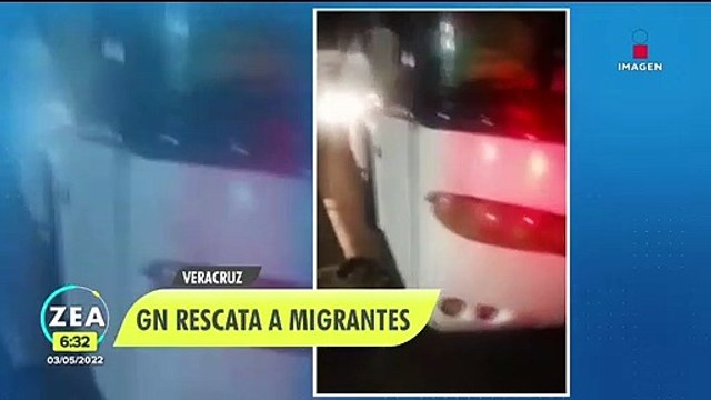 Guardia Nacional rescata a migrantes en Veracruz