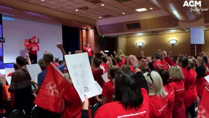 Border teachers strike in Albury, NSW | May 4, 2022 | Border Mail