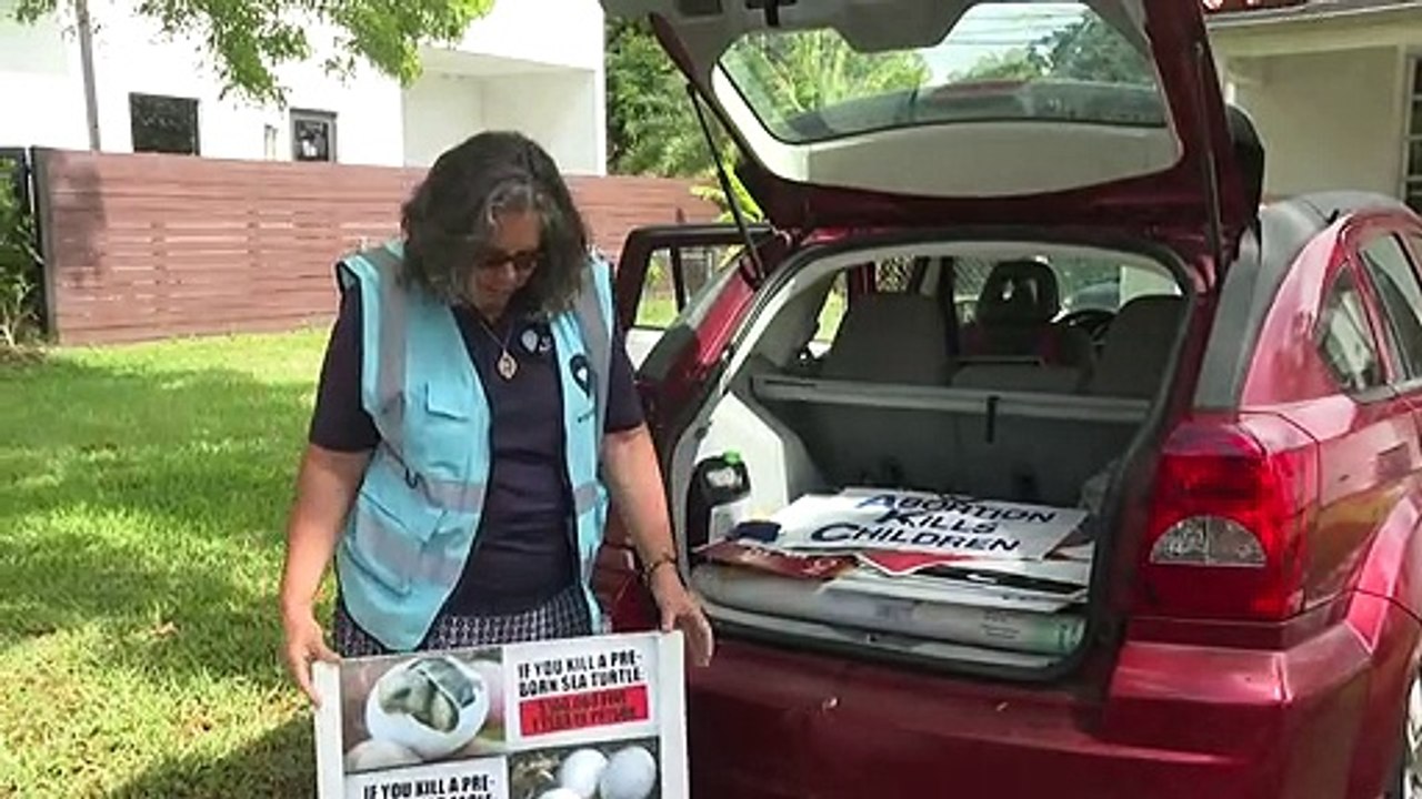 En Florida, militantes celebran posible decisión de la Corte Suprema de EEUU contra el aborto