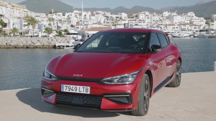 Kia EV6 Exterior Design in Runway Red