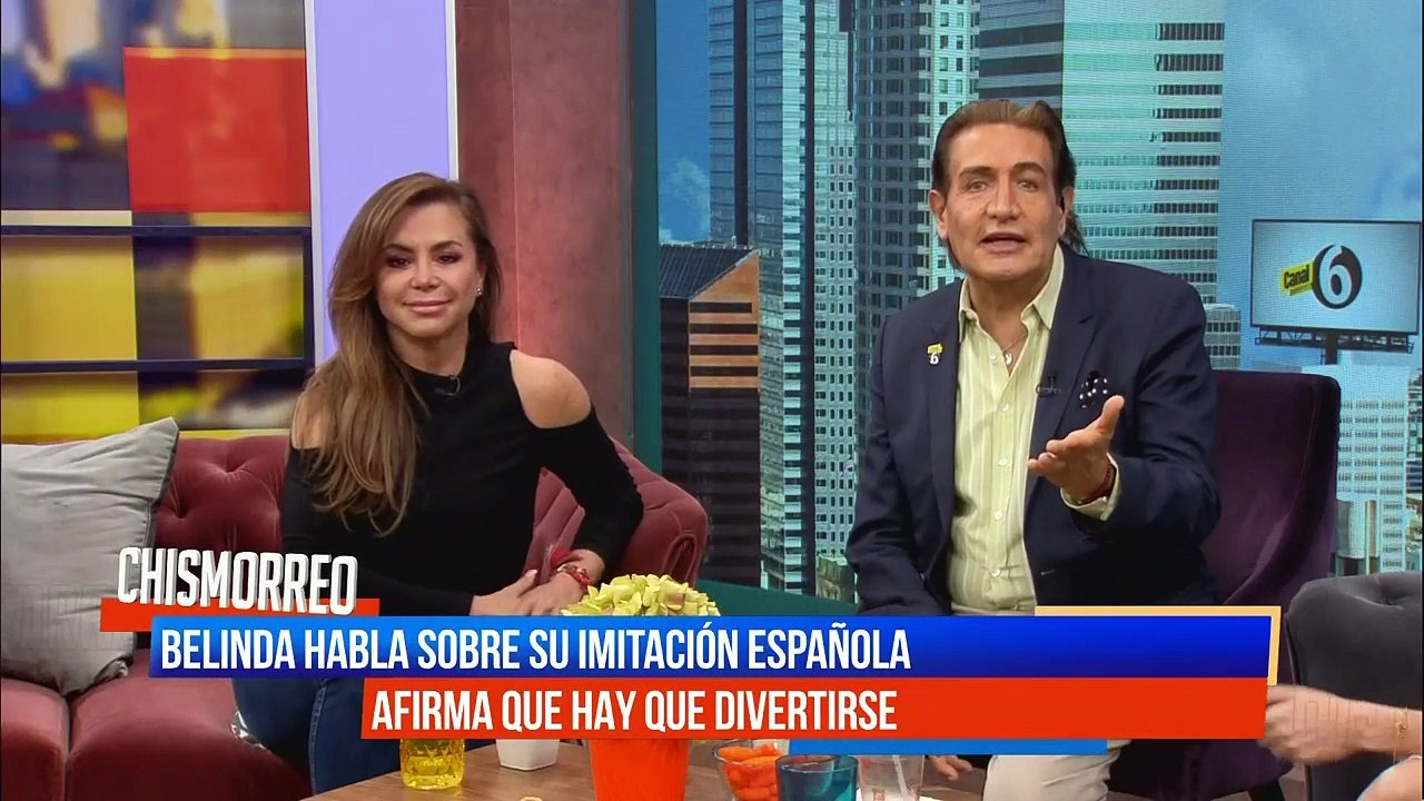 Belinda reacciona a su imitación española