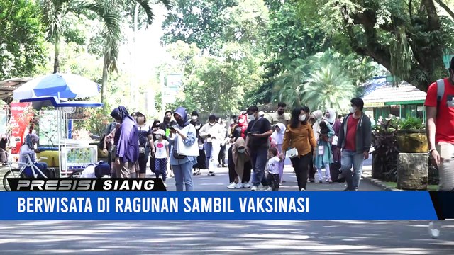 Polres Metro Jakarta Selatan Gelar Vaksinasi Booster Di Ragunan