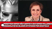 ¡Nosotros somos más fuertes x que somos millones! #RedAMLO no se dejará intimidar por Aristegui