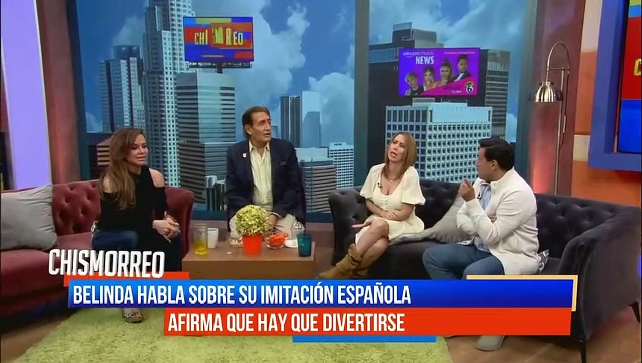 Belinda reacciona a su imitación española