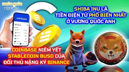 Shiba Inu là tiền điện tử phổ biến nhất ở Anh - Coinbase niêm yết BUSD - MetaGate News 02-05