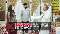 Potret Akrab Bobby Nasution Silaturahmi ke Rumah Gubsu Edy Rahmayadi di Hari Lebaran