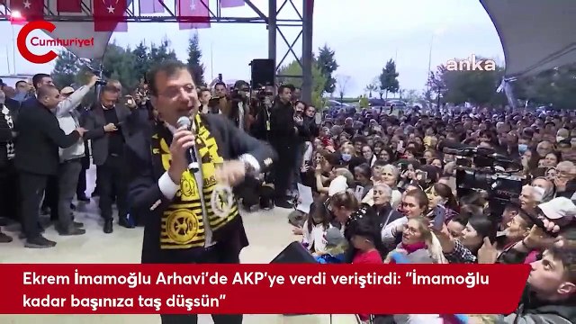 Ekrem İmamoğlu Arhavi'de AKP'ye verdi veriştirdi: İmamoğlu kadar başınıza taş düşsün