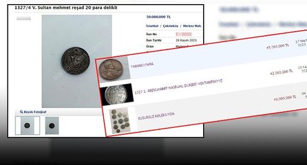 Osmanlı paraları milyonlarca liraya satışta!