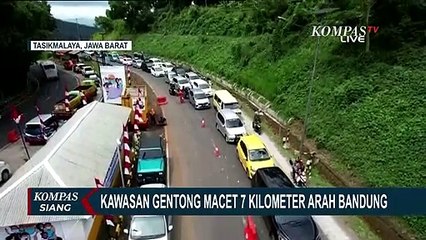 Arus Balik Lebaran, Kawasan Gentong Macet Hingga 7 Km ke Arah Bandung