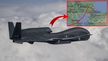 NATO'ya ait drone'un Türkiye hava sahasına girmemek için izlediği rota sosyal medyada gündem oldu