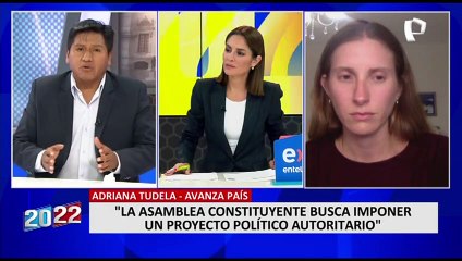 Adriana Tudela: “La Asamblea Constituyente busca imponer un proyecto político autoritario”
