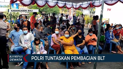 Hari Terakhir Pencairan BLT, Warga Antri