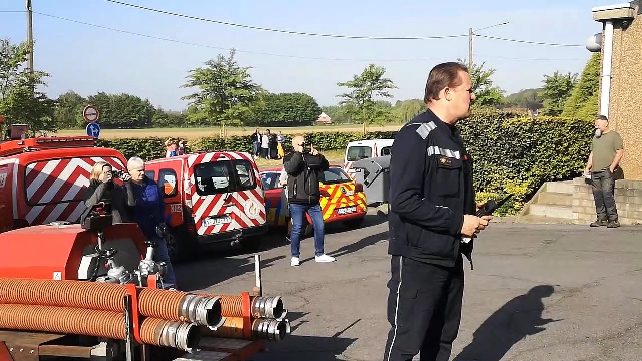 Les derniers instants de la caserne des pompiers d'Antoing