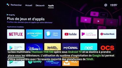 Test Thomson THA100 : une box de streaming Android TV basique à la connectique riche