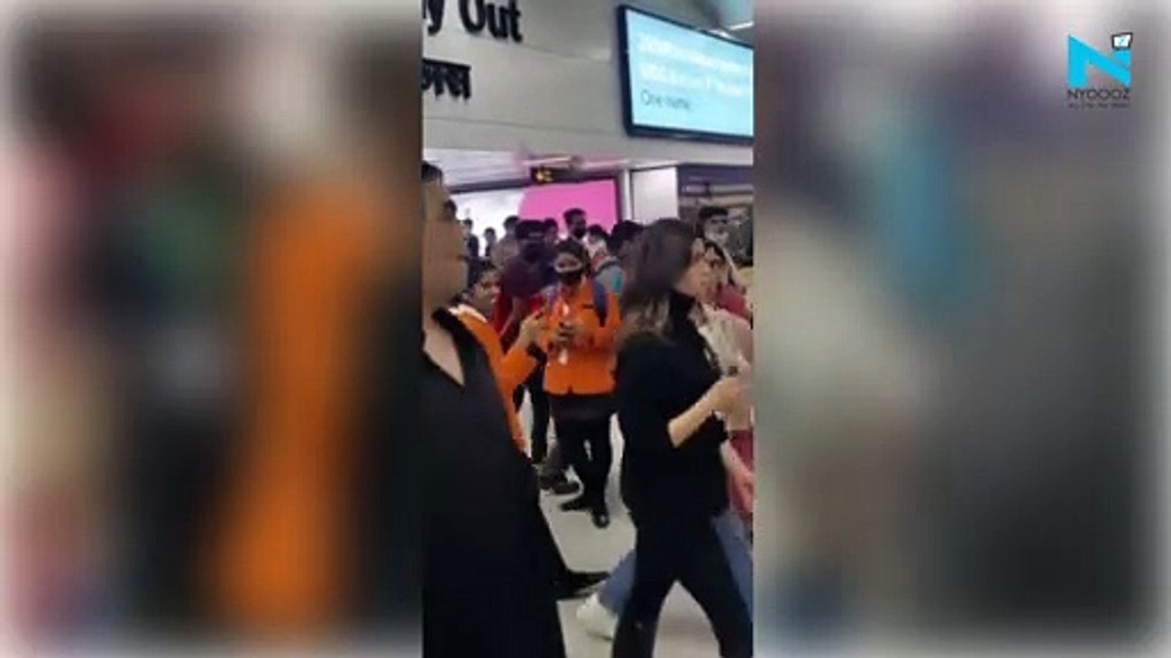Alia Bhatt gets spotted at Delhi Airport shooting for 'Rocky Aur Rani Ki Prem Kahani'