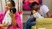 Bharti Singh Baby Boy का 1 Month Birthday Celebration, Father Harsh ने दिया Cute Pose | Boldsky