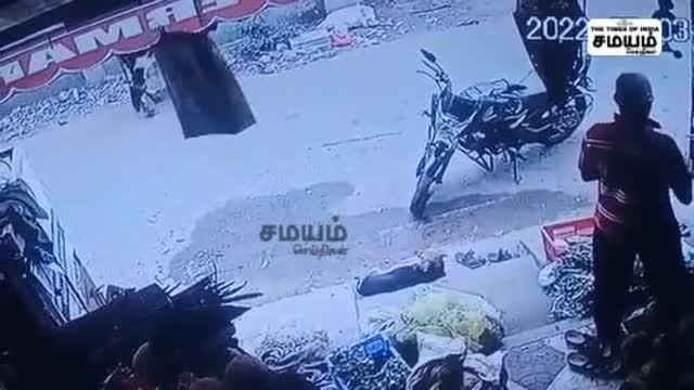 சென்னையில் மூதாட்டியை தள்ளிவிட்டு செயின் பறிப்பு; பதற வைக்கும் சிசிடிவி காட்சிகள்..!