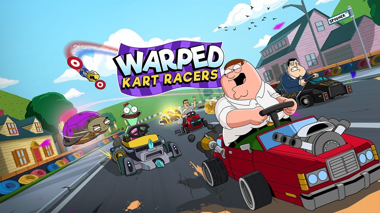 Tráiler de anuncio de Warped Kart Racers, un Mario Kart de Padre de Familia para Apple Arcade