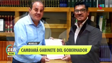 Cuauhtémoc Blanco saca de su gabinete a José Manuel Sanz Rivera
