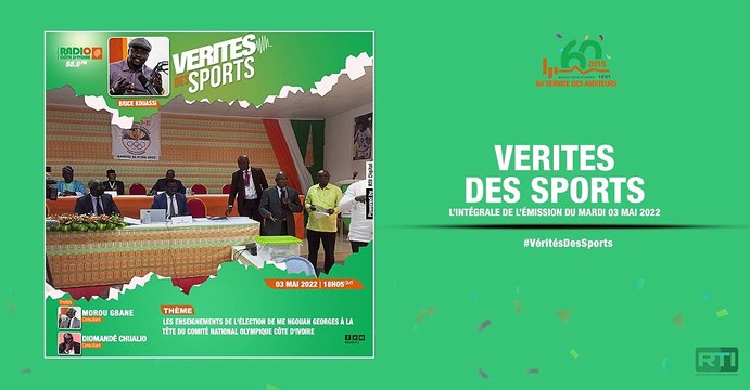 Vérités des sports du 03 mai 2022 par Brice Kouassi [ Radio Côte d'Ivoire ]