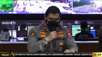 Konfrensi Pers Update Situasi Lalu Lintas Arus Mudik