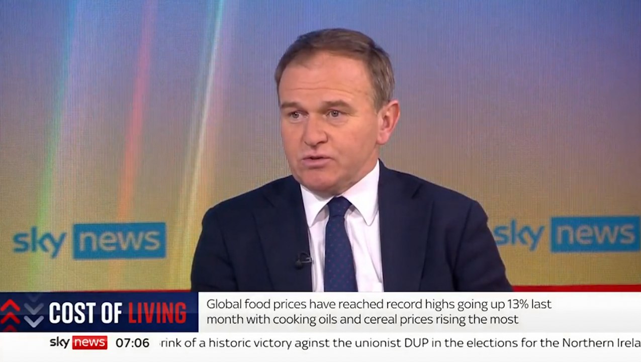 'Buy value brands,' George Eustice tells struggling families with cost of living