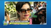 Madres de migrantes desaparecidos colocan ofrenda floral en Chiapas