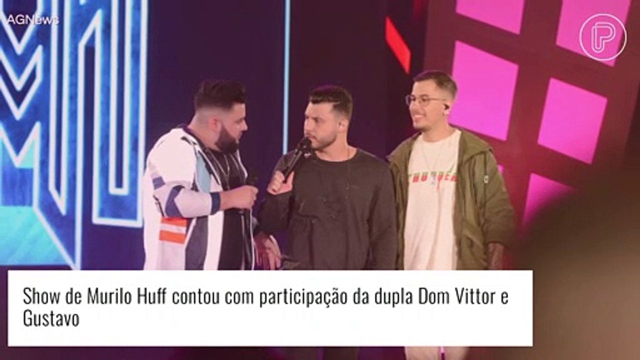 Murilo Huff recebe irmão de Marília Mendonça e mais sertanejos em novo DVD. Fotos!