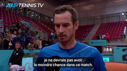 Murray : "Djokovic ? Il est le numéro un mondial et je joue avec une hanche en métal"