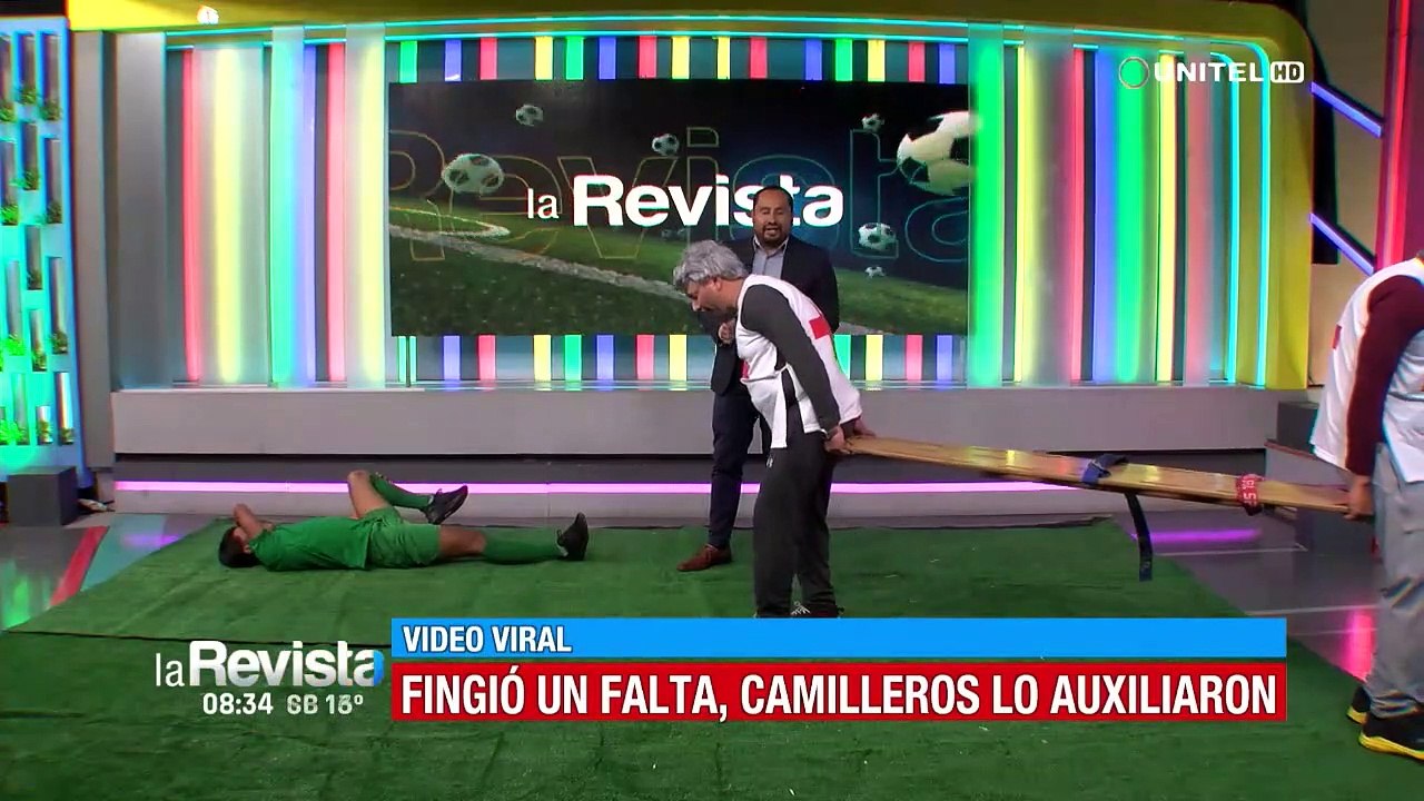 Humor: Kerley cautivó a un par de camilleros que se olvidaron de auxiliar a un herido
