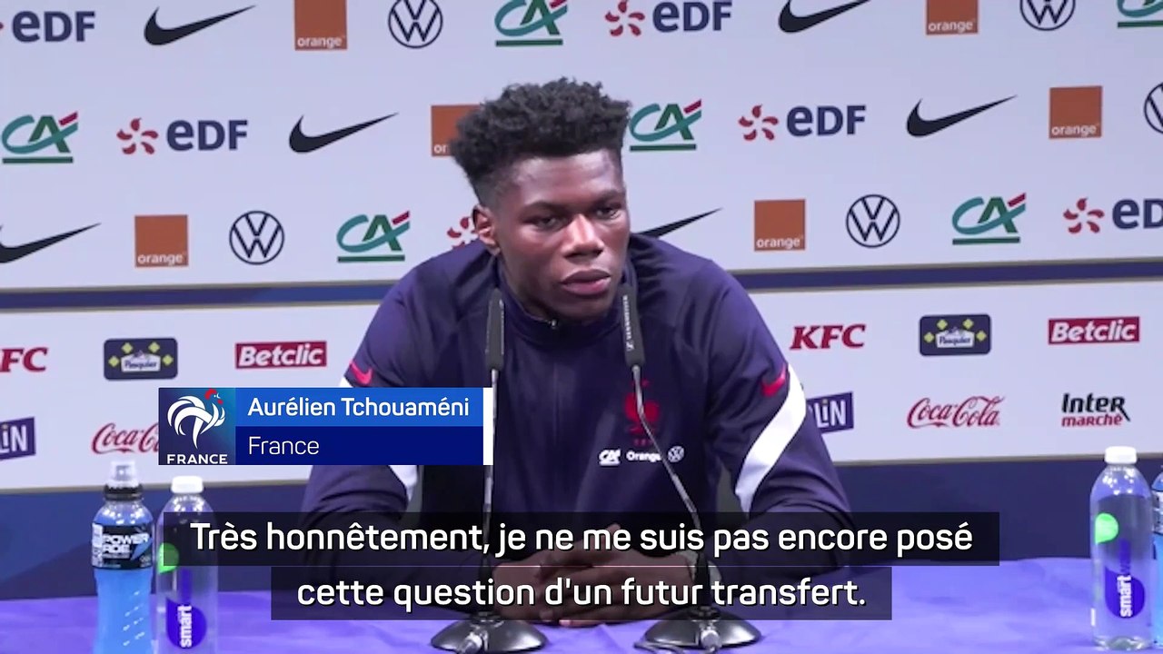 Bleus - Le Real Madrid ou le PSG pour Tchouaméni ? : "Je ne me pose pas la question pour le moment"