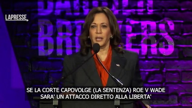 Kamala Harris: Se la Corte annulla la sentenza sull'aborto sarà attacco alla libertà