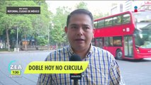 Continúa el doble Hoy No Circula por contingencia ambiental